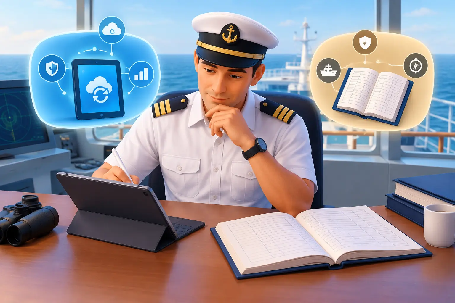 Digital Records vs Paper Logbooks at Sea: Why Seafarers Need Both